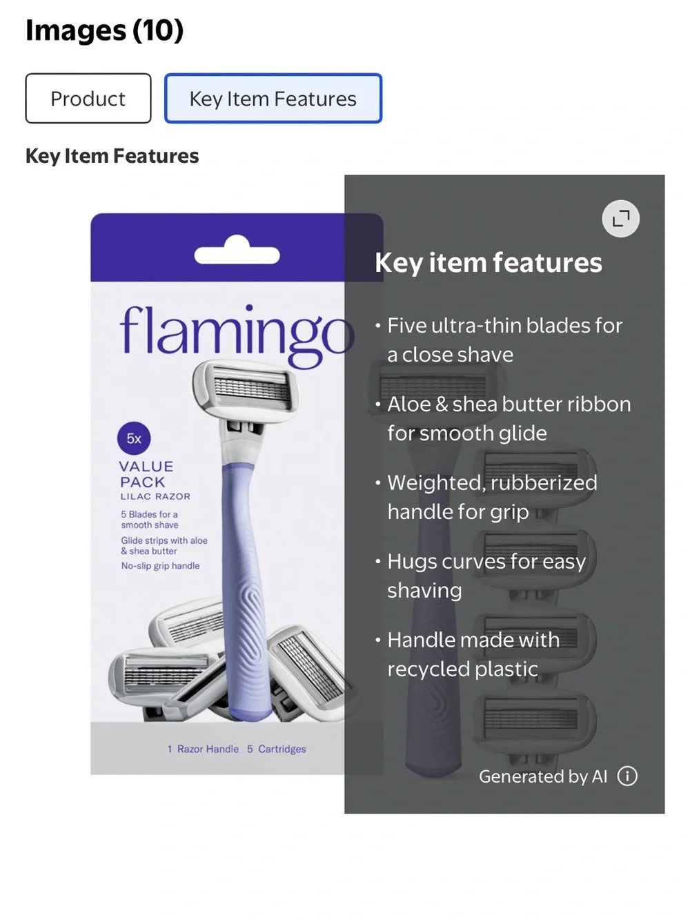 Flamingo Lilac Razor Multipack